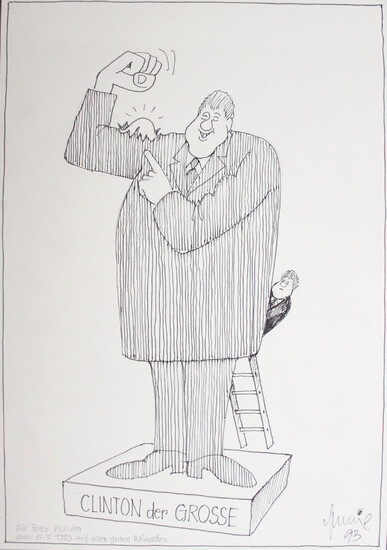 Artist Unknown, 'Clinton the Great', 1989, Caricature.