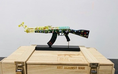 Van Apple - Art Against War - Flowers Amex AK-47