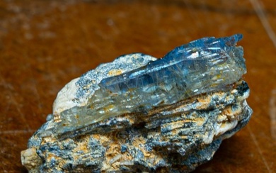 Very Rare Natural Transparent Jeremejevite Crystal on Matrix 15.95 ct- 3.19 g