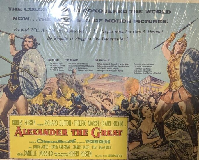 Vintage Alexander the Great Lithograph Poster