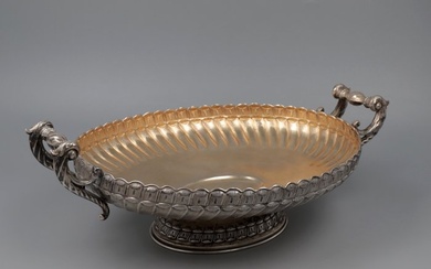 Wilhelm Binder ca. 1900 *NO RESERVE* - Fruit bowl (1) - .800 silver