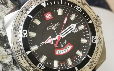 Zodiac - Super Sea Dragon Dual Time Jumbo Watch - Men - 2000-2010