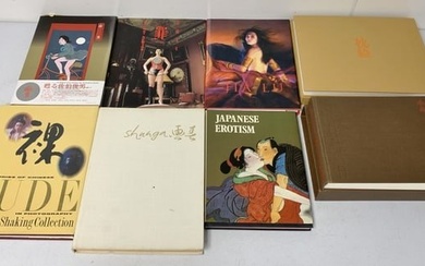 lot of 8 Japanese & Chinese Erotic Art Books