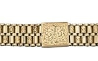 10K Yellow Gold Victorian Bracelet with Slide