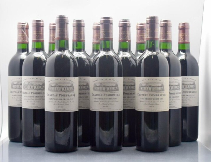 12 bouteilles CH. FOMBRAUGE, Grand Cru Saint-Emilion…