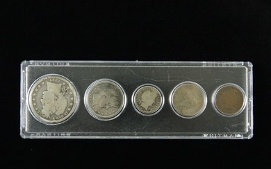 1897 U.S. Silver 5-Coin Mint Set