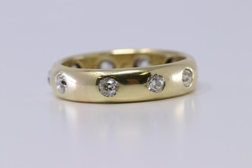 18Kt Art Deco Men's Diamond Ring