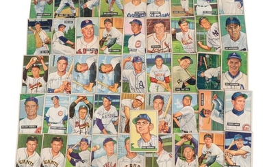 1951 and 1952 Bowman Baseball Cards