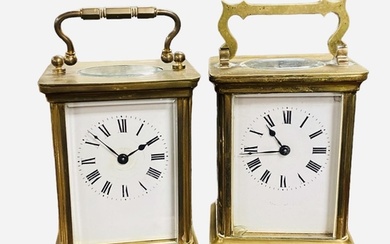 2 Brass Carriage Clocks ( As Seen)