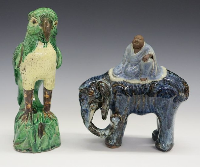 2 Chinese Ceramic Figures