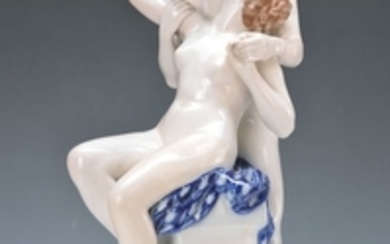 Large porcelain figure, Rosenthal, Selb, around 1920,...