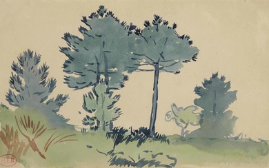 Henri Edmond Cross (1856-1910), Les pins