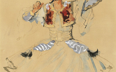 Alexandre Benois (1870-1960), Costume design for 'Le bourgeois gentilhomme': Le Grec