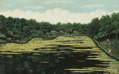 Camille Bombois (1883-1970) Paysage Oil on panel; signed lower left...