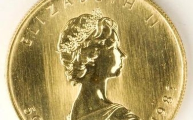 CANADA 1981 MAPLE LEAF $50 GOLD COIN