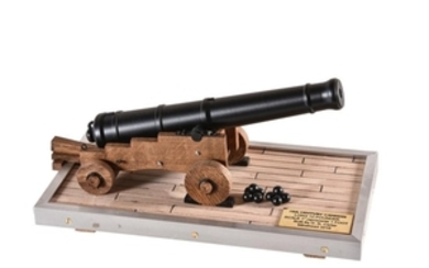 An exhibition quality model of a 18th Century 12 pounder Long Cannon