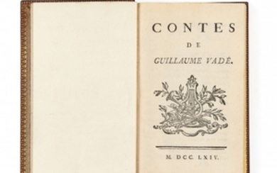 [VOLTAIRE] 1694-1778 Contes de Guillaume Vadé