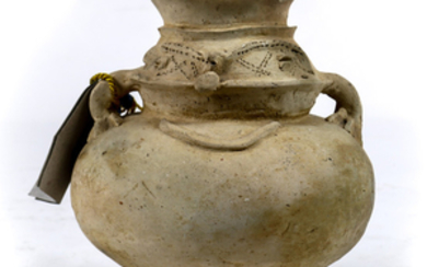 Pre-Columbian Chimila style ceramic offering urn