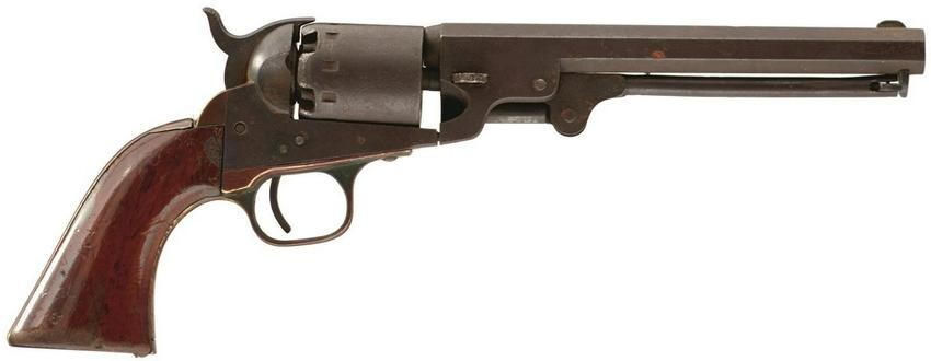 A .36 CALIBRE FIVE-SHOT PERCUSSION MANHATTAN NAVY
