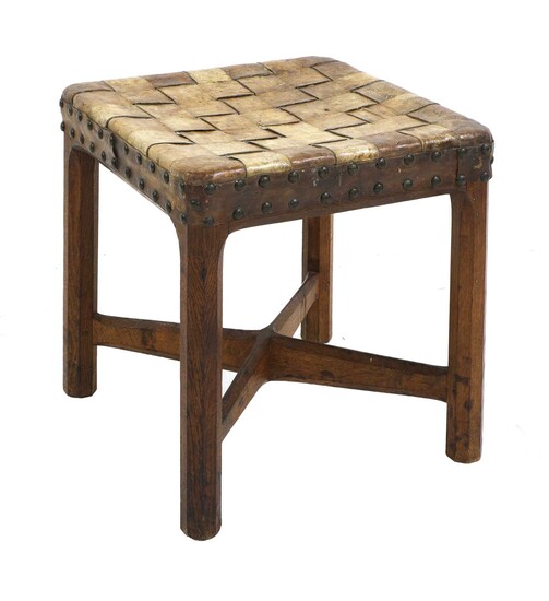 A Gordon Gordon Russell 'Stow' oak stool