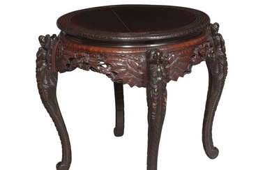 A Japanese Export Wood Table Early 20th century
