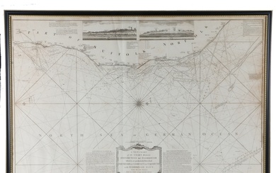 A New Chart of the Coast between Orford Ness and Hasbrough,...