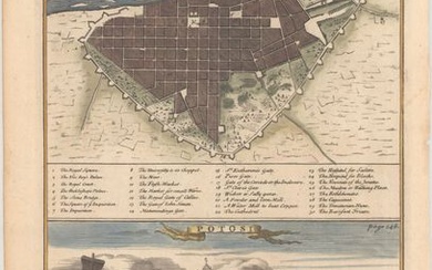 "A Plan of Lima [on sheet with] Potosi", Harris, John