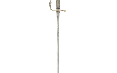 A Rare English Silver-Hilted Small-Sword Late 17th Century, Indistinct Maker's...