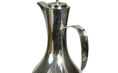 A Swedish silver claret jug