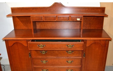 A White & Newton Mid-Century Red Cedar Wood Low-Back Dresser...
