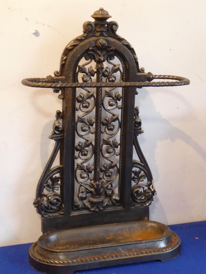 A cast-iron stick/umbrella stand in the Aesthetic style (67c...