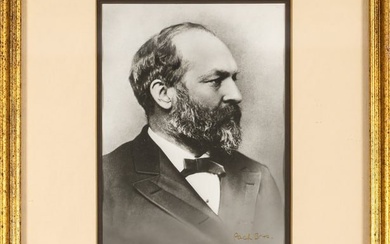 A clipped signature of James Garfield