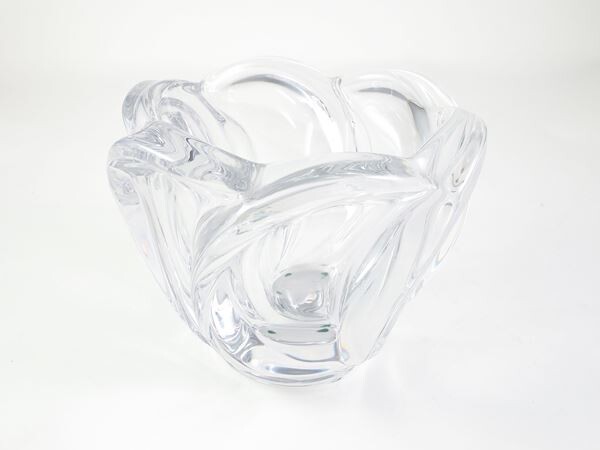 A crystal vase, Baccarat manufacture