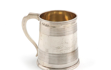 A small early-Victorian silver mug