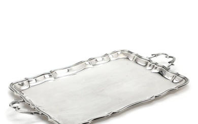 A sterling silver serving tray. Weight app. 1764 g. Maker Svend Toxværd,...