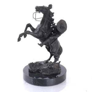 After Carl Kauba: Bucking Horse Sculpture
