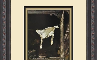 Andrew Wyeth The Bachelor Custom Framed Print