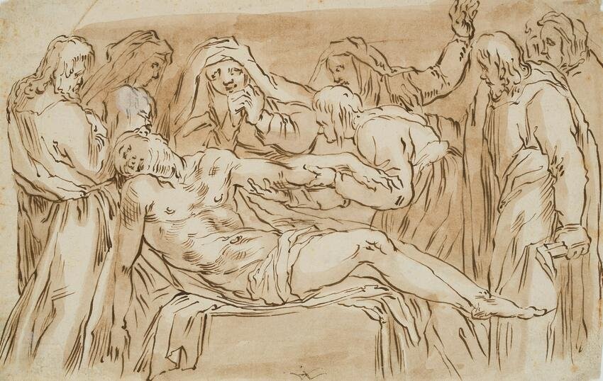 Anonymous (18th), Lamentation of Christ, around 1750