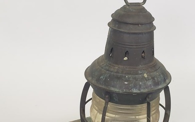 Antique Starboard Light Ship's Lantern