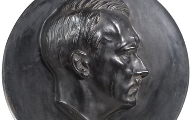 Arno Breker – a large portrait relief of Adolf Hitler