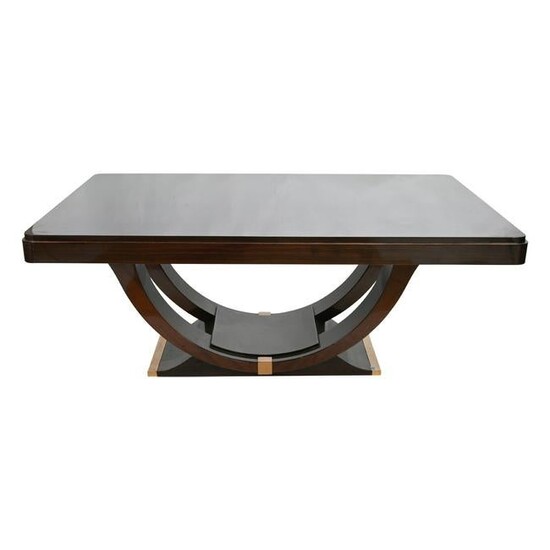 Art Deco Ruhlmann Style Rectangular Dining Table.