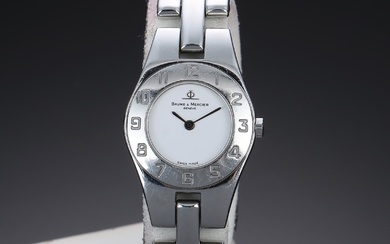 Baume & Mercier 'Linea'. Ladies watch in steel with white dial, 2000s