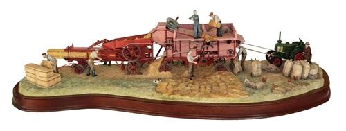 Border Fine Arts 'The Threshing Mill', model No. B0361 by Ray Ayres, limited edition 79/600, on...