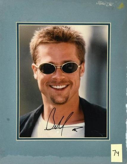 Brad Pitt Circa Se7en Autographed Photograph