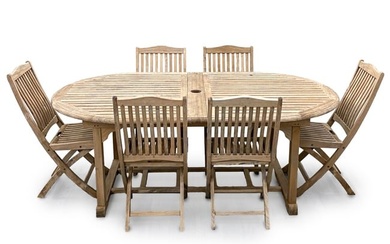 COUNTRY CASUAL OUTDOOR TEAK FURNITURE SUITE