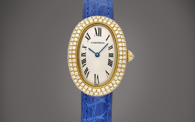 Cartier Baignoire, Reference 1950 | A yellow gold and diamond-set...