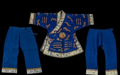 Chinese Child's Robe and Trousers
