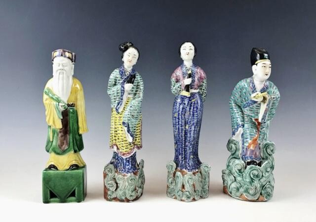 Collection, Antique Chinese Ceramic Figures, (4pc)