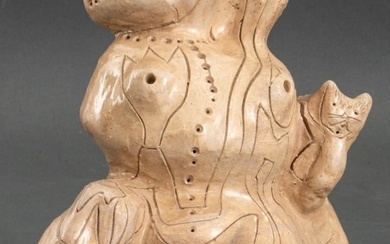 Eva Bouzard-Hui Abstract Art Pottery Figure