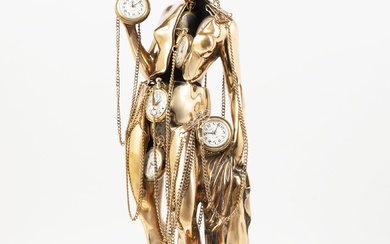 Fernandez Arman (Nizza 1928 - New York 2005) Venus with clocks